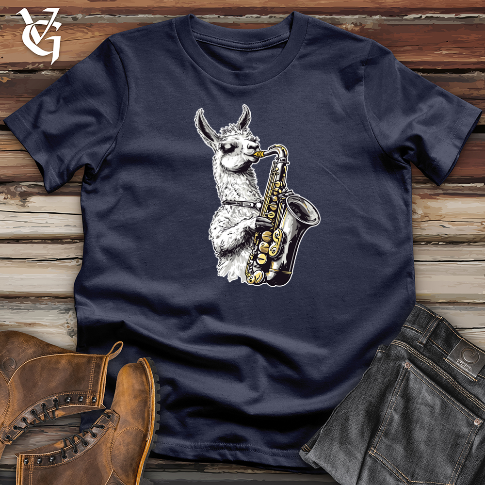 Llama Sax Tunes Softstyle Tee