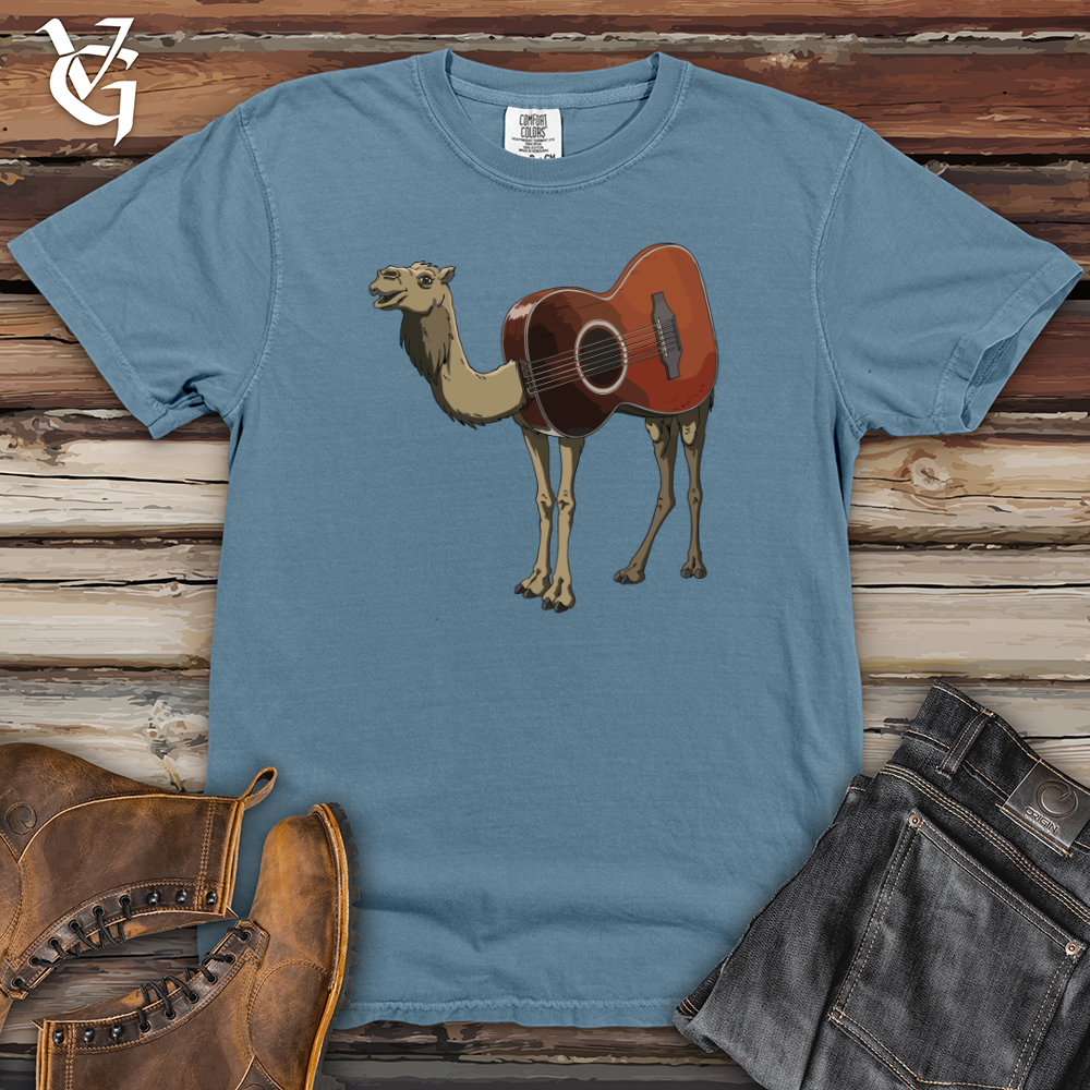 Camel Guitar Heavy Cotton Comfort Colors Tee