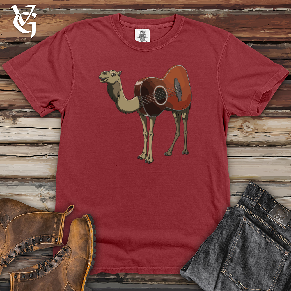Camel Guitar Heavy Cotton Comfort Colors Tee