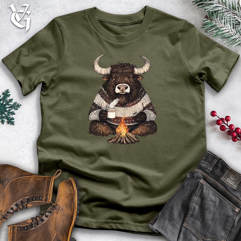 Bison Campfire Cotton Tee