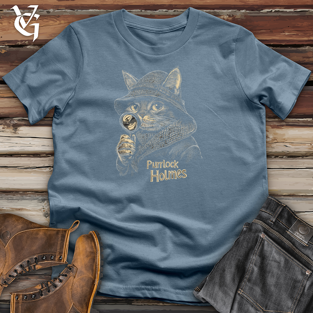 Purrlock Holmes Softstyle Tee