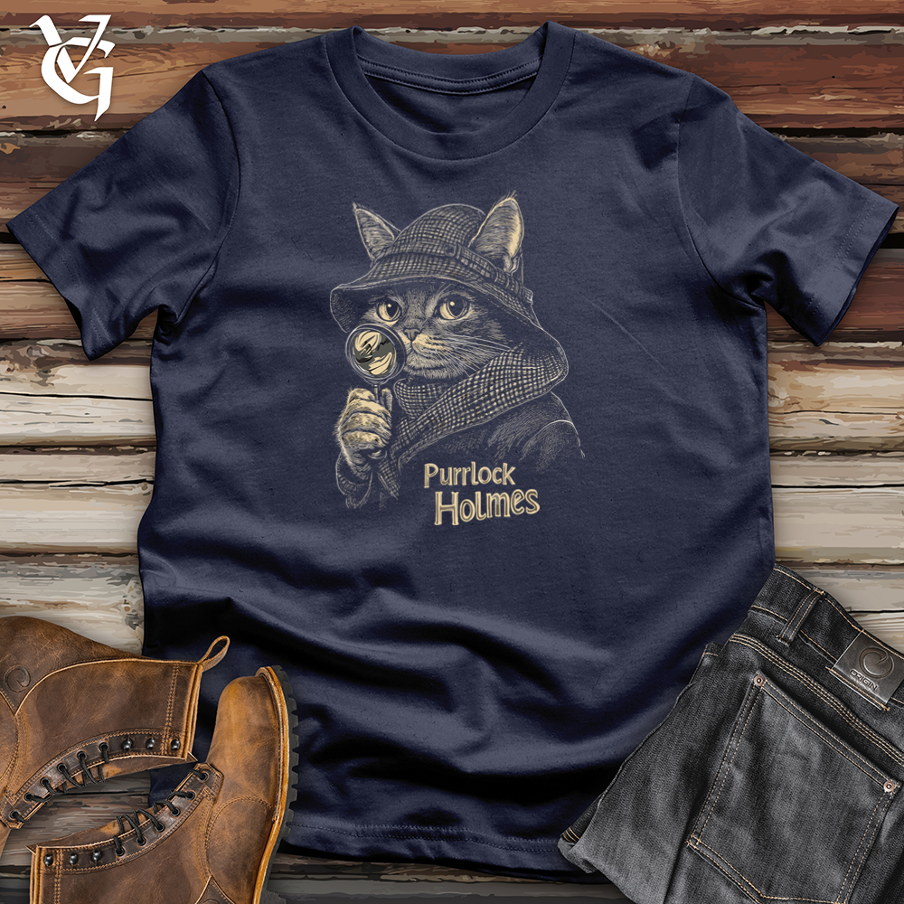 Purrlock Holmes Softstyle Tee
