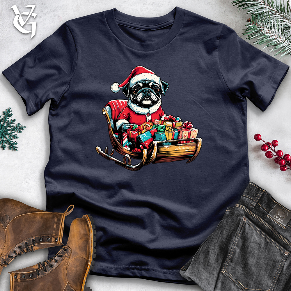 Pug Present Sleigh Softstyle Tee