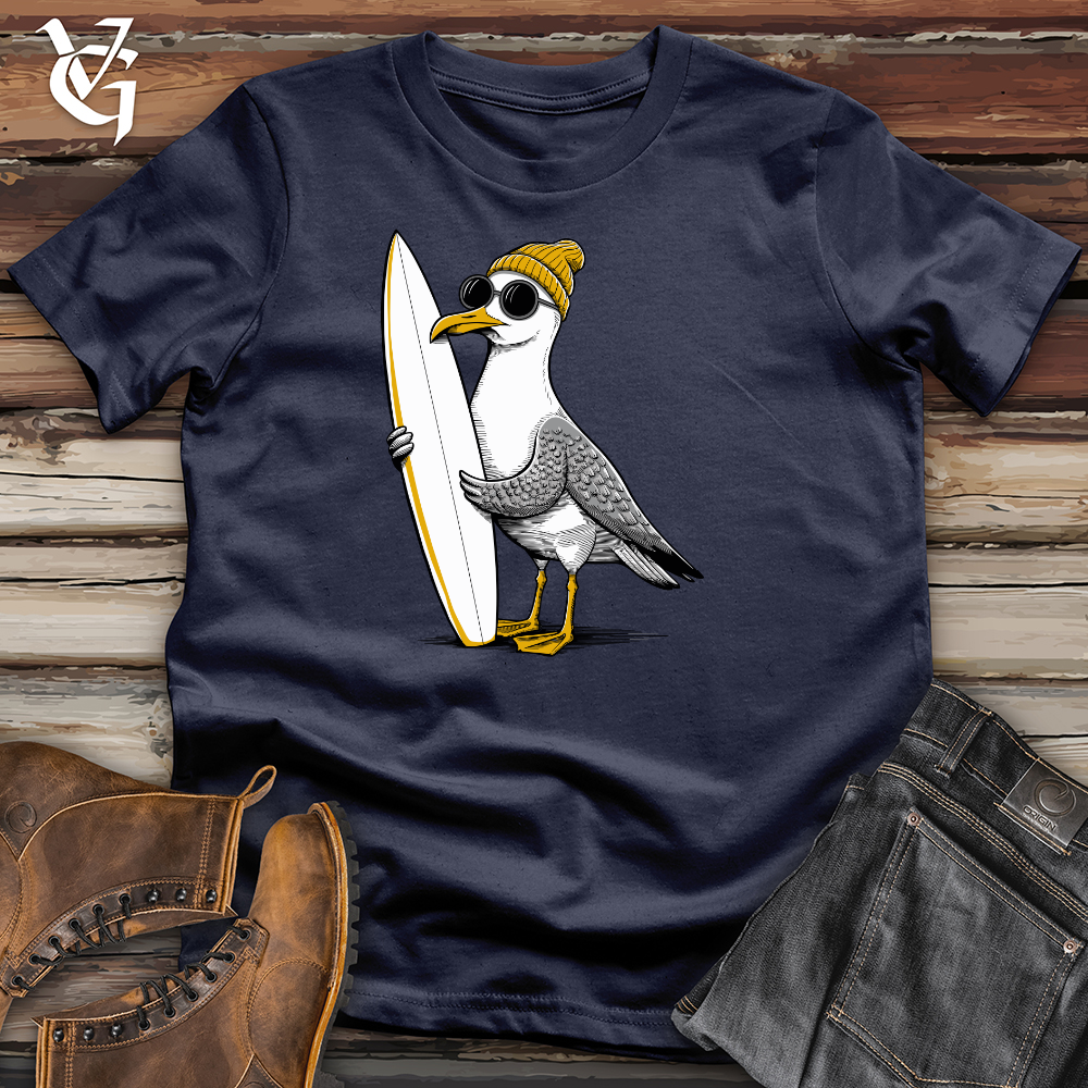 Surfing Seagull Softstyle Tee