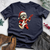 Shih Tzu Christmas Guitarist Softstyle Tee