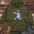 Rabbit Delivering Pizza Midweight Hooded Sweatshirt