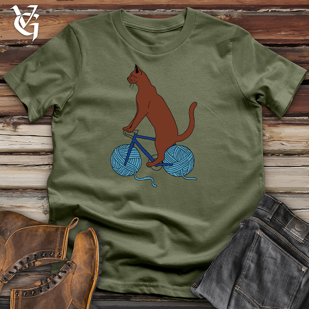 Cat Yarn Biker Softstyle Tee