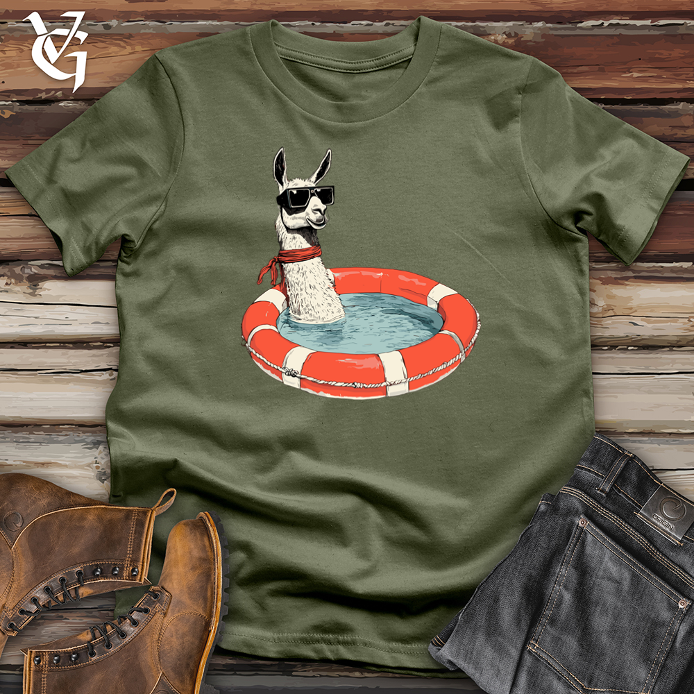 Llama Dressed as a Lifeguard Softstyle Tee