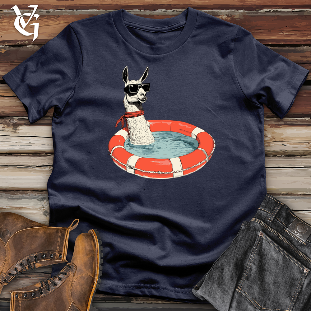 Llama Dressed as a Lifeguard Softstyle Tee