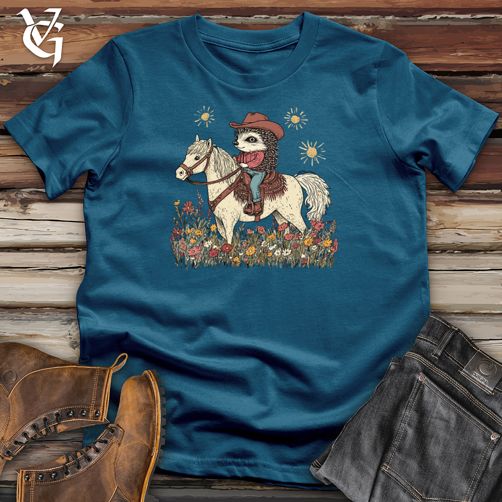 Hedgehog Cowboy Cotton Tee