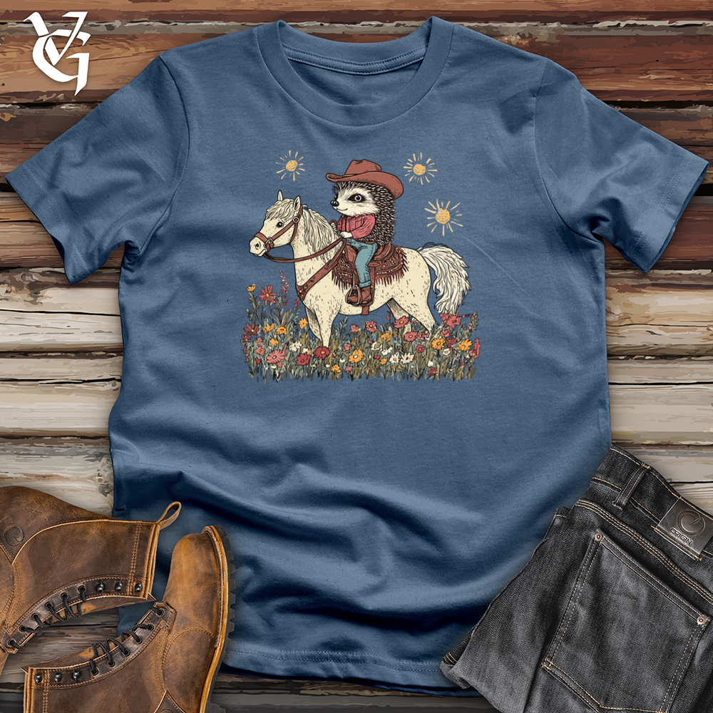 Hedgehog Cowboy Cotton Tee