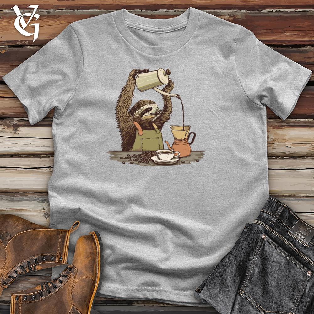Sloth Barista Brew Cotton Tee