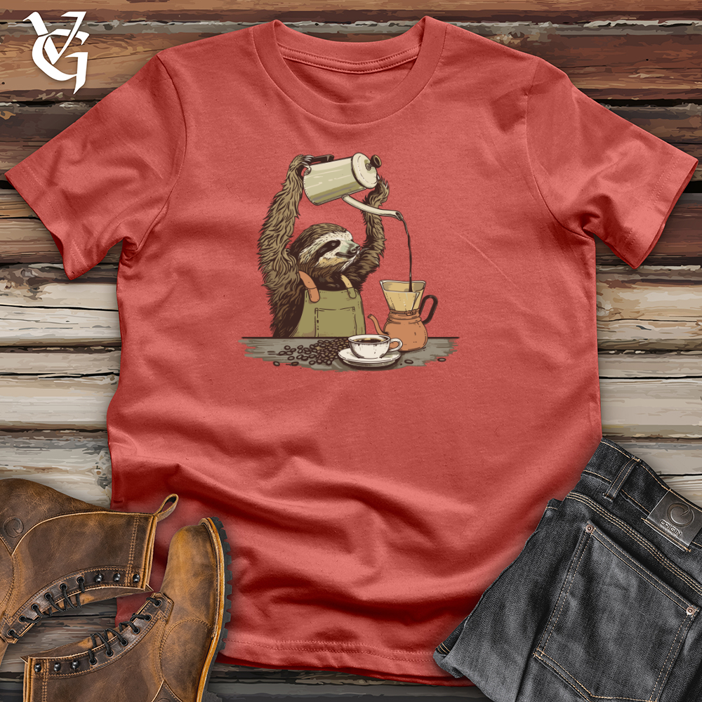 Sloth Barista Brew Cotton Tee