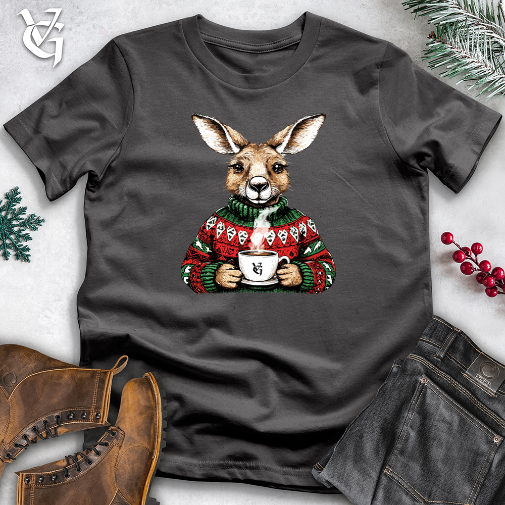 Merry Kangaroo Coffee Softstyle Tee