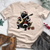 Santa Banjo Bison Cotton Tee