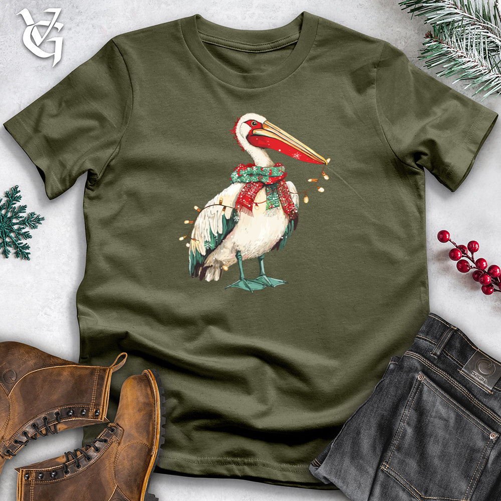 Christmas Pelican Cotton Tee
