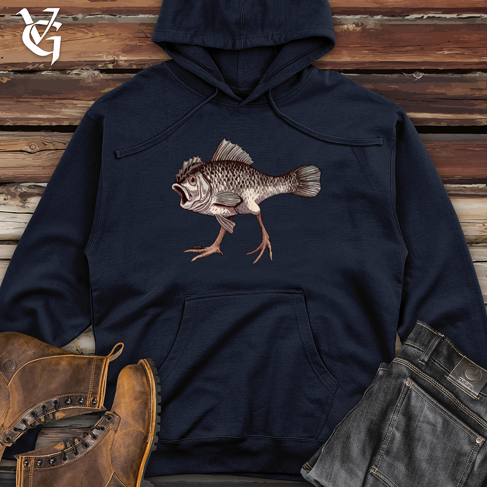 Chicken Fish Midweight Hooded Sweatshirt