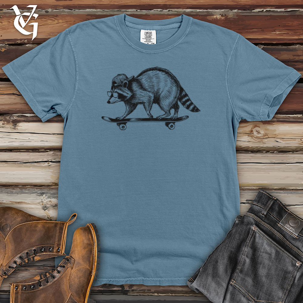 Raccoon Skateboarding Heavy Cotton Comfort Colors Tee