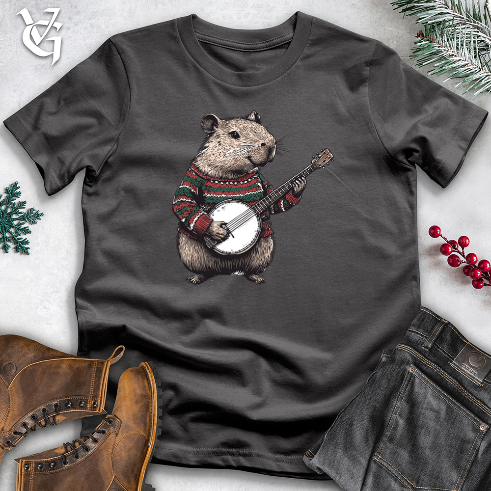 Merry Capybara Banjo Softstyle Tee