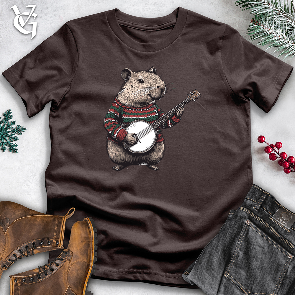 Merry Capybara Banjo Softstyle Tee
