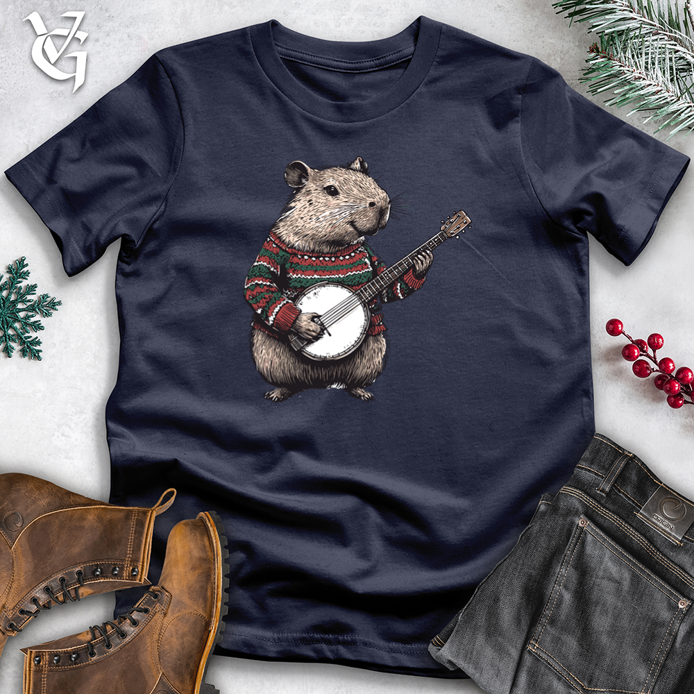 Merry Capybara Banjo Softstyle Tee