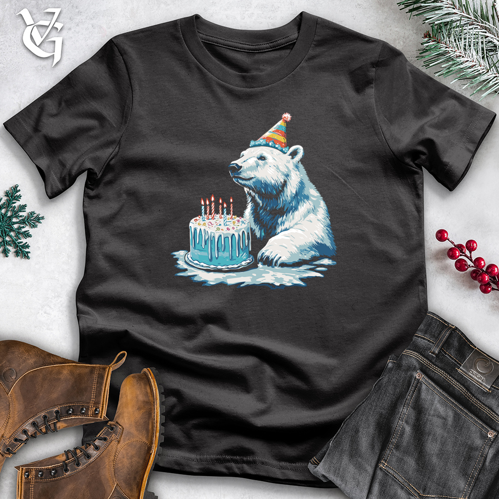 Polar Bear Birthday Cotton Tee