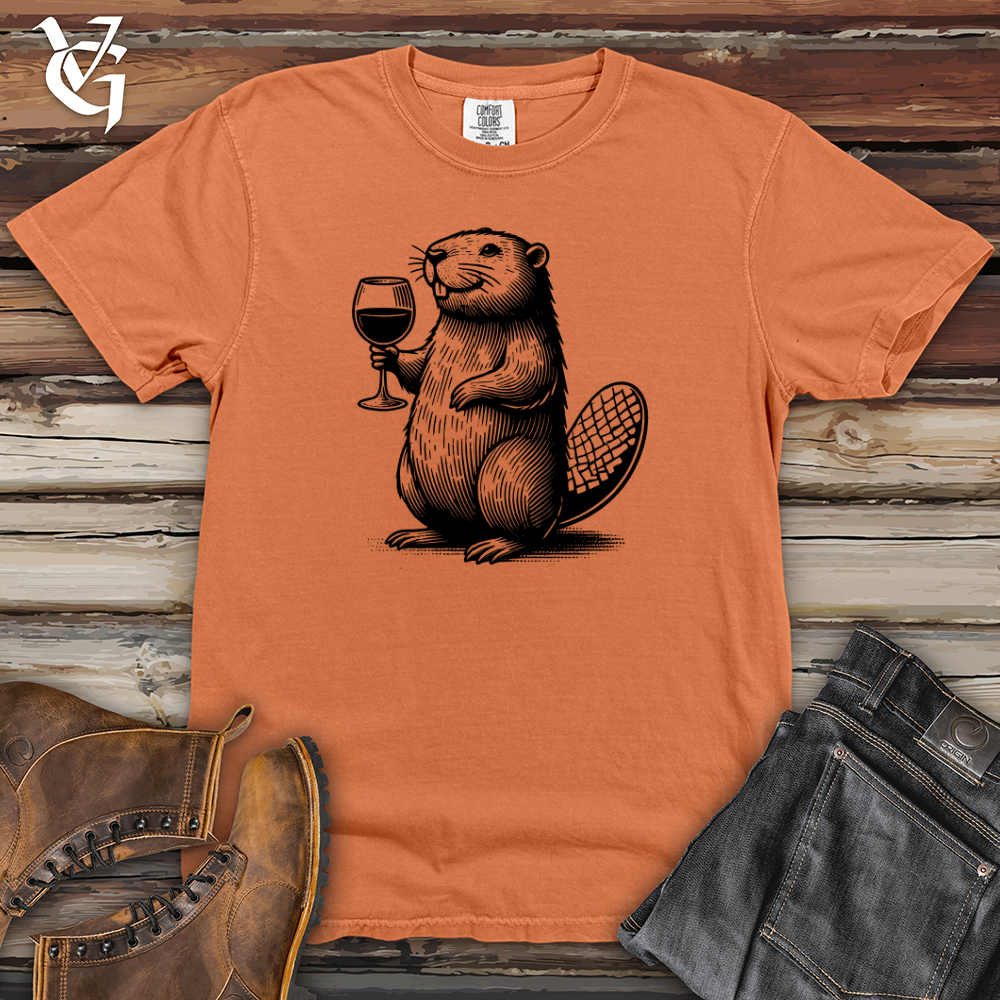 Beaver Drinking Heavy Cotton Comfort Colors Tee