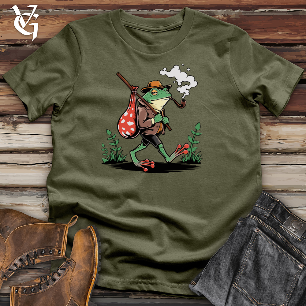 Frog Walking Alone Cotton Tee