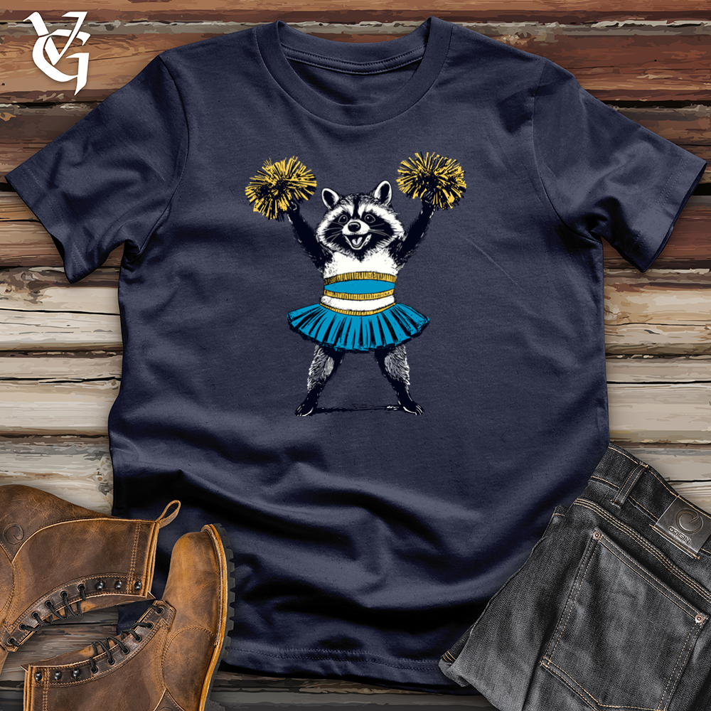 Raccoon Cheerleader Softstyle Tee