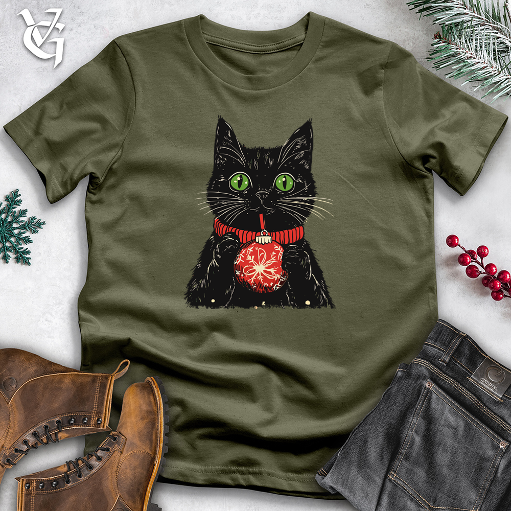 Christmas Cat Cotton Tee