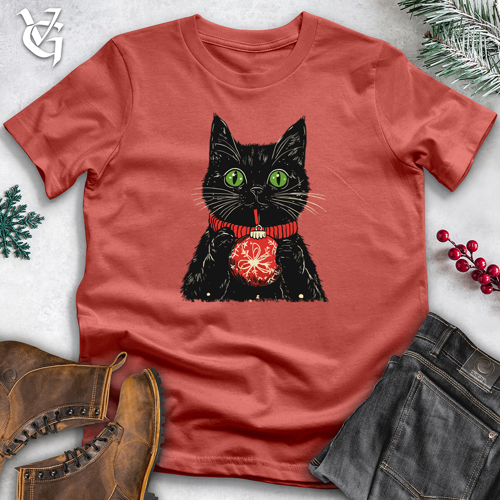 Christmas Cat Cotton Tee