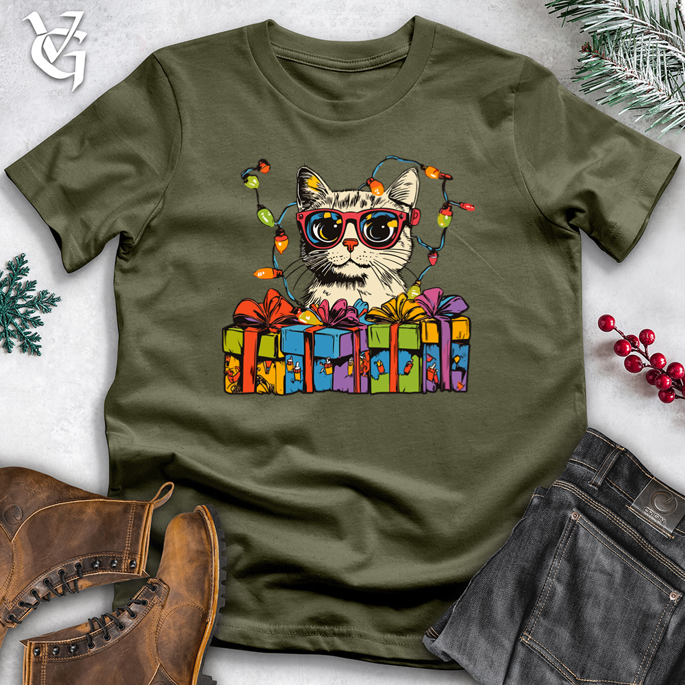 Colorful Cat Gifts Cotton Tee
