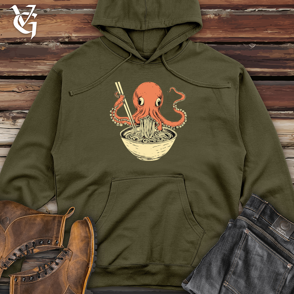 Octopus Noodlin Midweight Hooded Sweatshirt