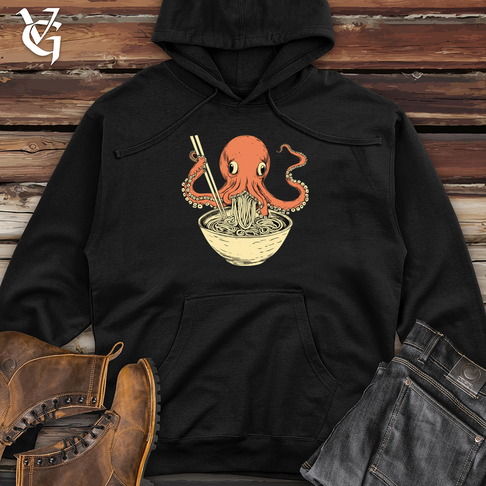 Octopus Noodlin Midweight Hooded Sweatshirt