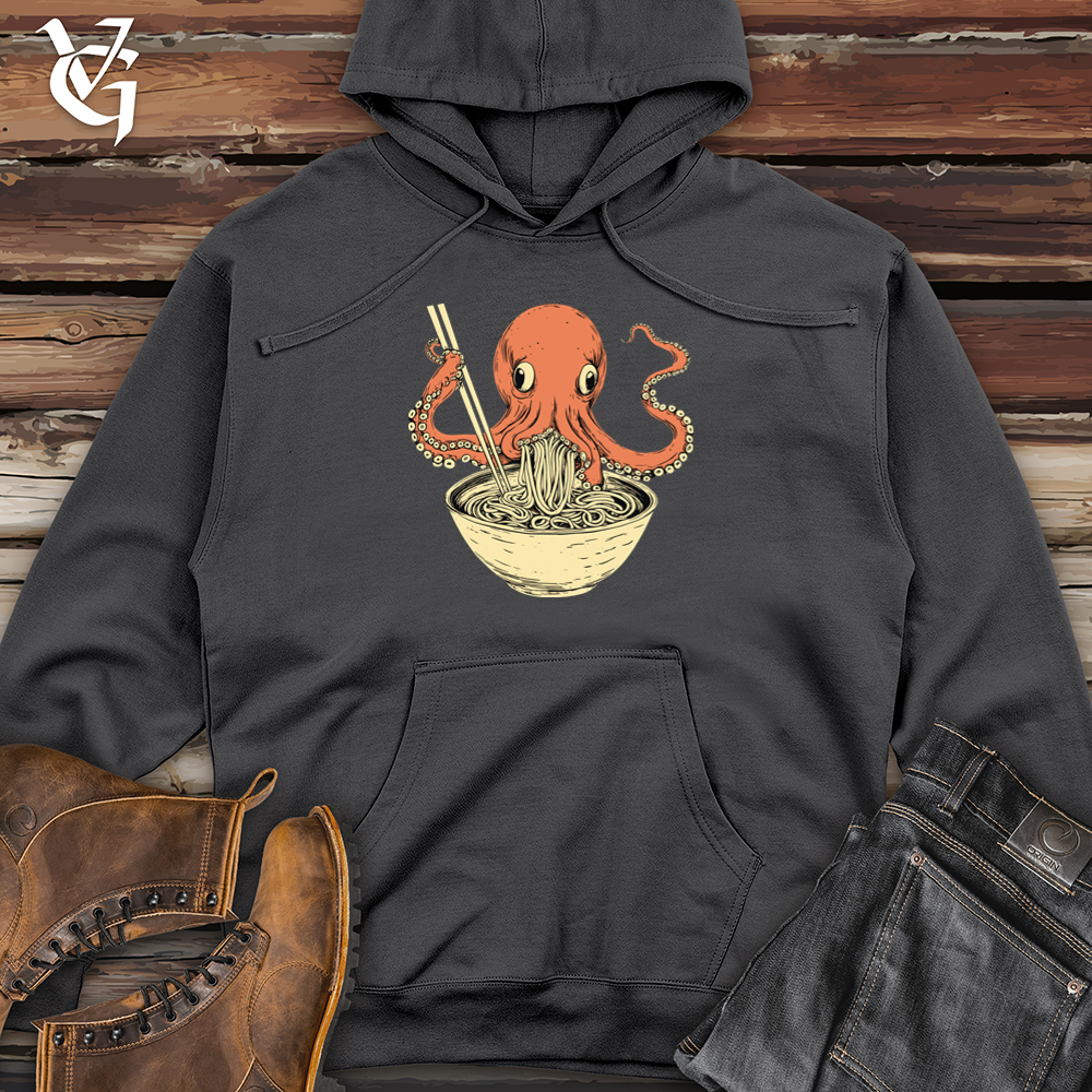 Octopus Noodlin Midweight Hooded Sweatshirt