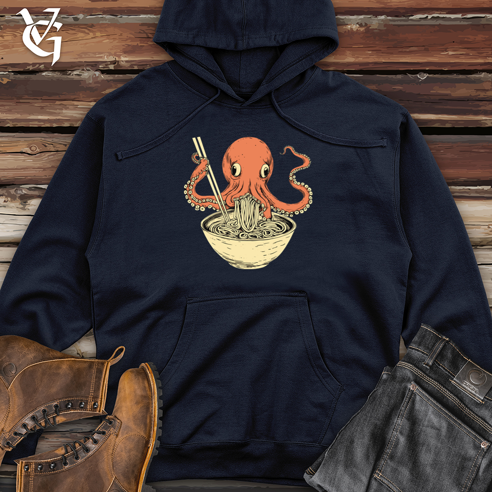 Octopus Noodlin Midweight Hooded Sweatshirt