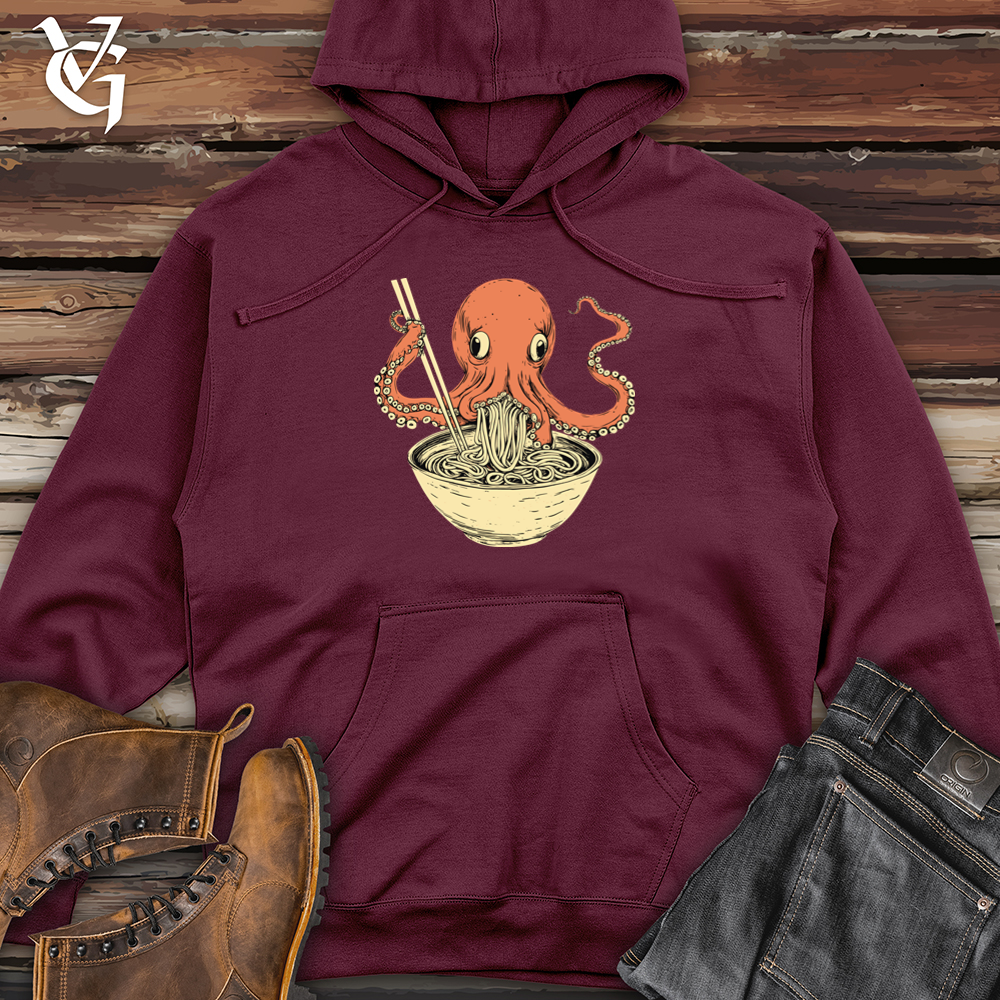 Octopus Noodlin Midweight Hooded Sweatshirt