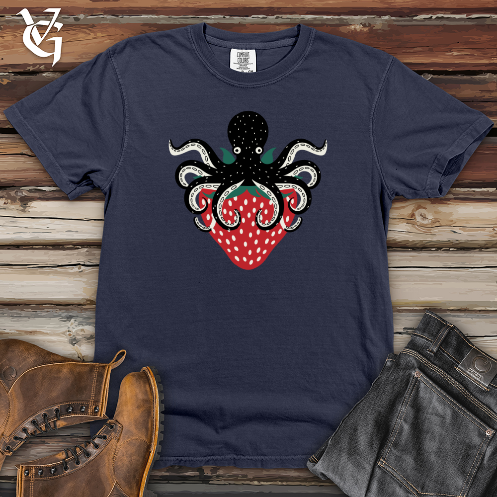 Strawberry Octopus Heavy Cotton Comfort Colors Tee