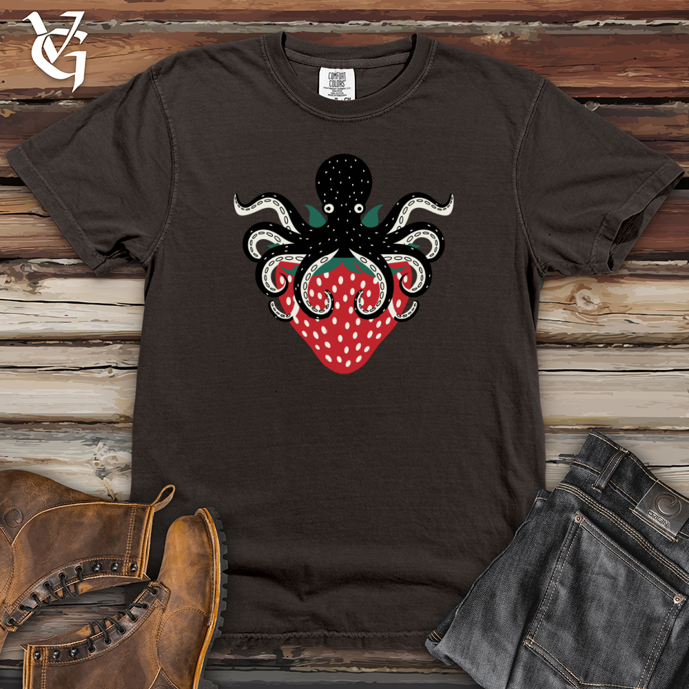 Strawberry Octopus Heavy Cotton Comfort Colors Tee