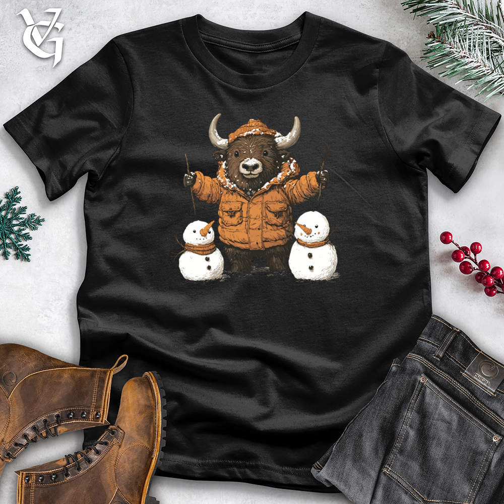 Bison Snow Men Softstyle Tee