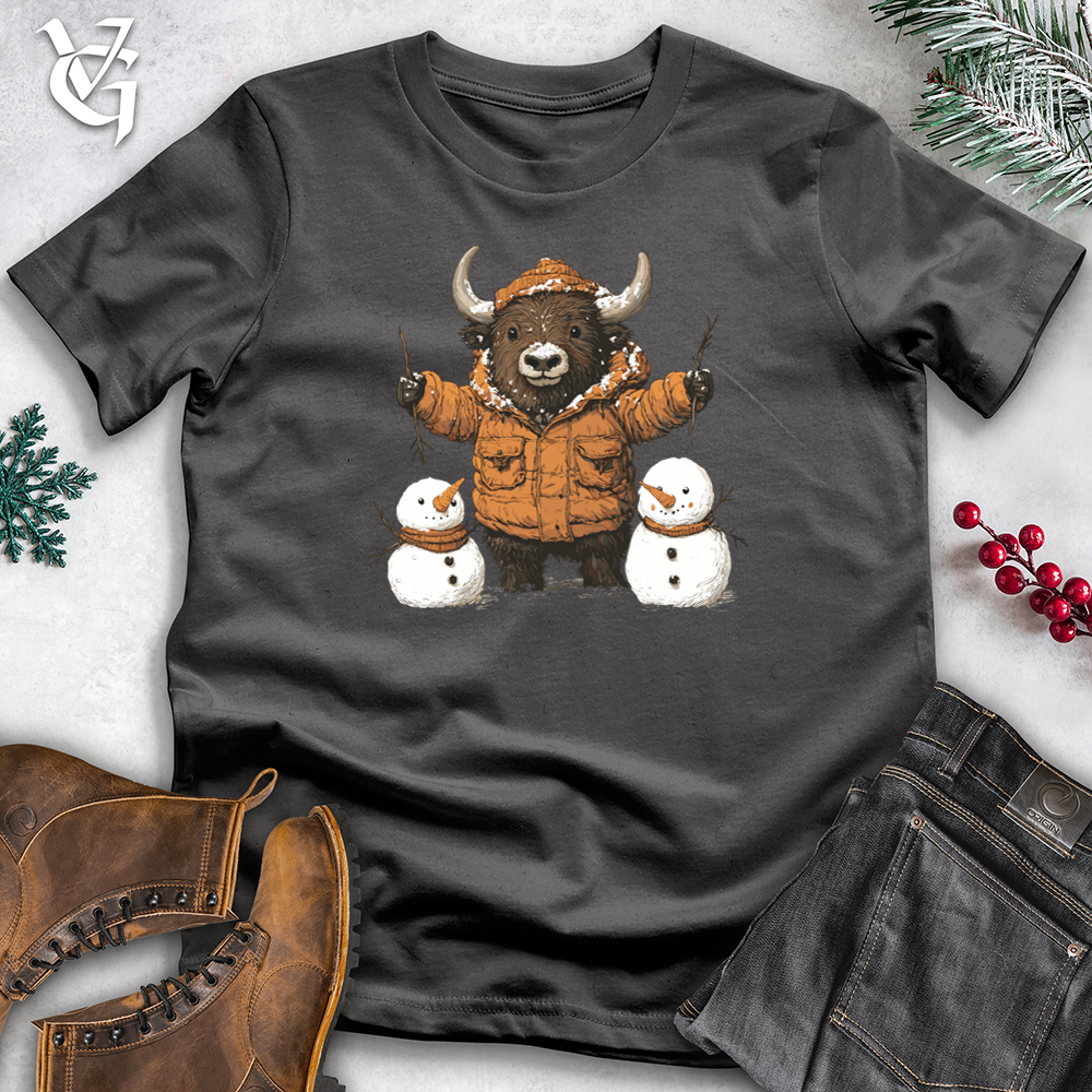 Bison Snow Men Softstyle Tee