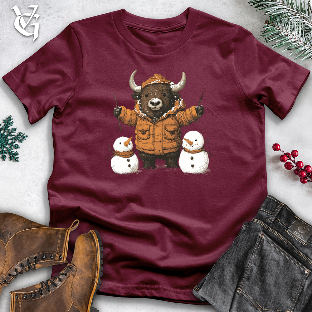 Bison Snow Men Softstyle Tee