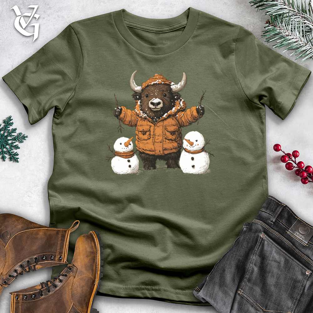 Bison Snow Men Softstyle Tee