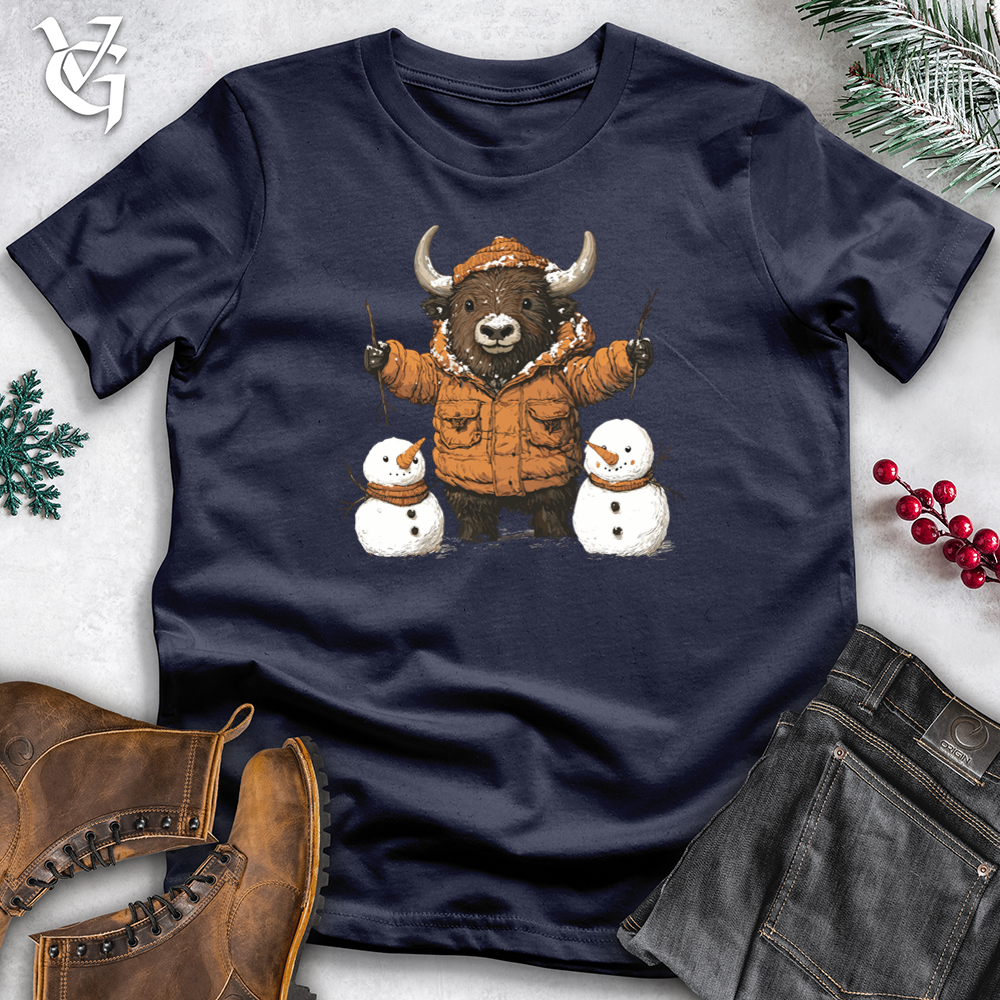 Bison Snow Men Softstyle Tee