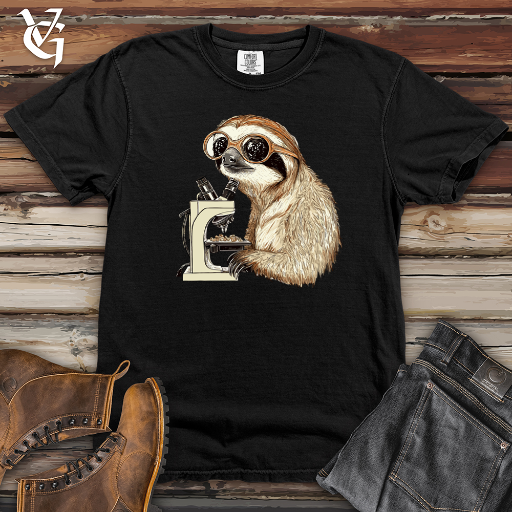 Sloth Microscope Heavy Cotton Comfort Colors Tee