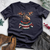 Moose Christmas Sweater Lights Cotton Tee