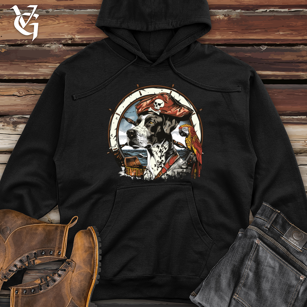 Pirate Pointer Captain Midweight Hooded Sweatshirt