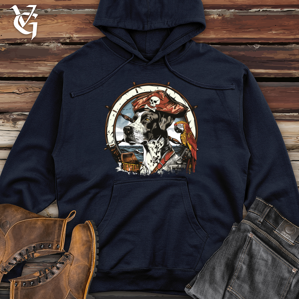 Pirate Pointer Captain Midweight Hooded Sweatshirt