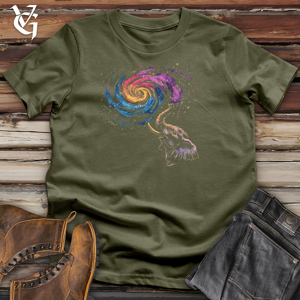Cosmic Trumpet Spiral Cotton Tee