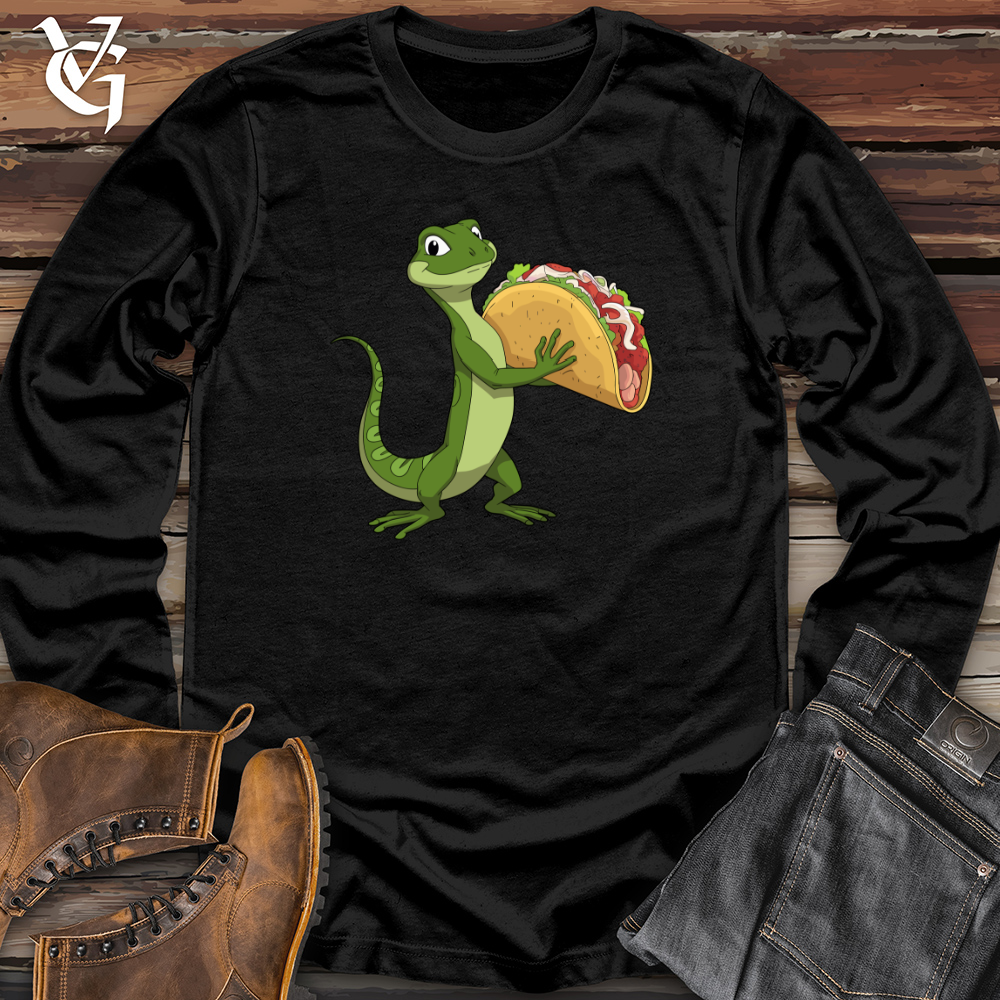 Iguana With Tacos Long Sleeve